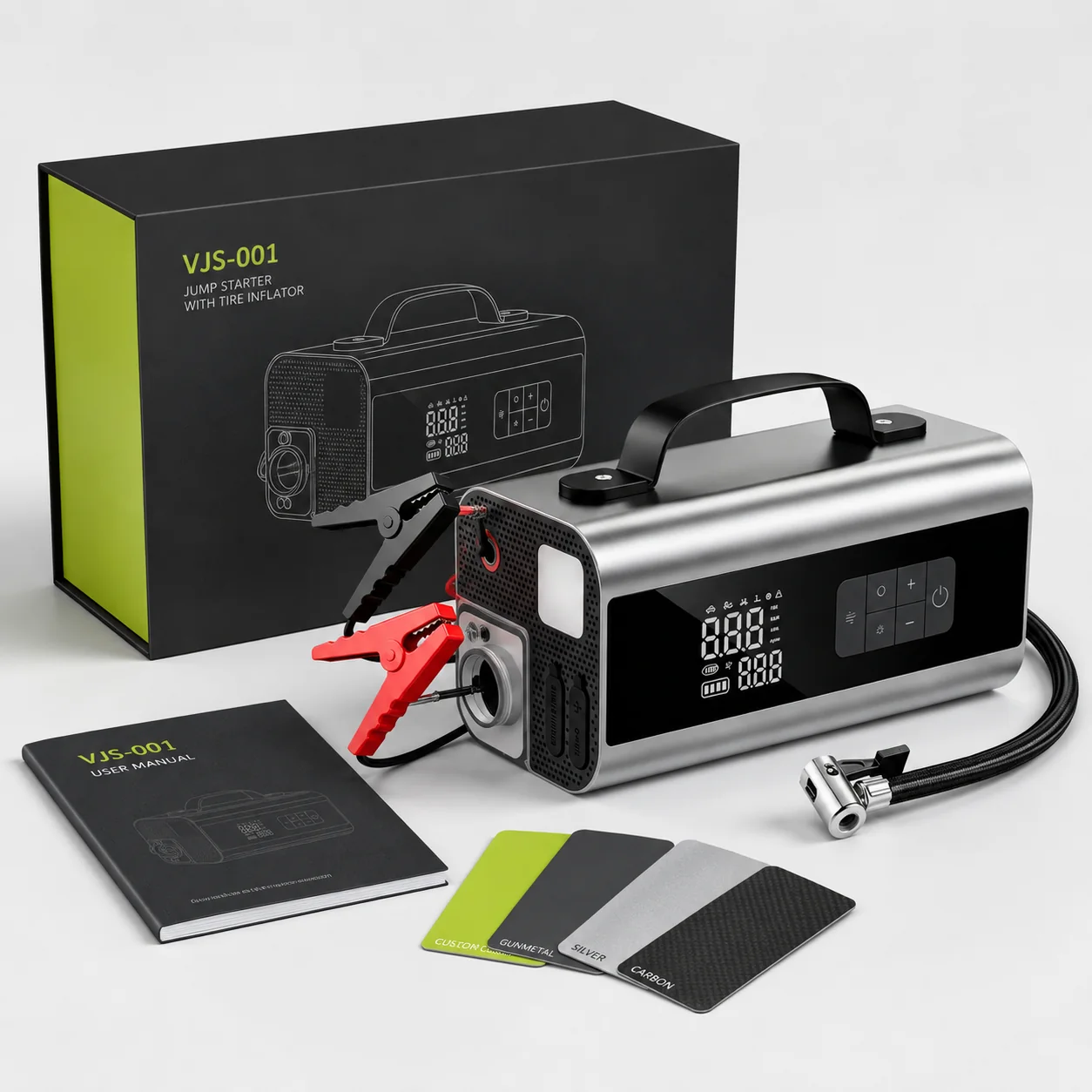 VJS-001 private label packaging and branding concept