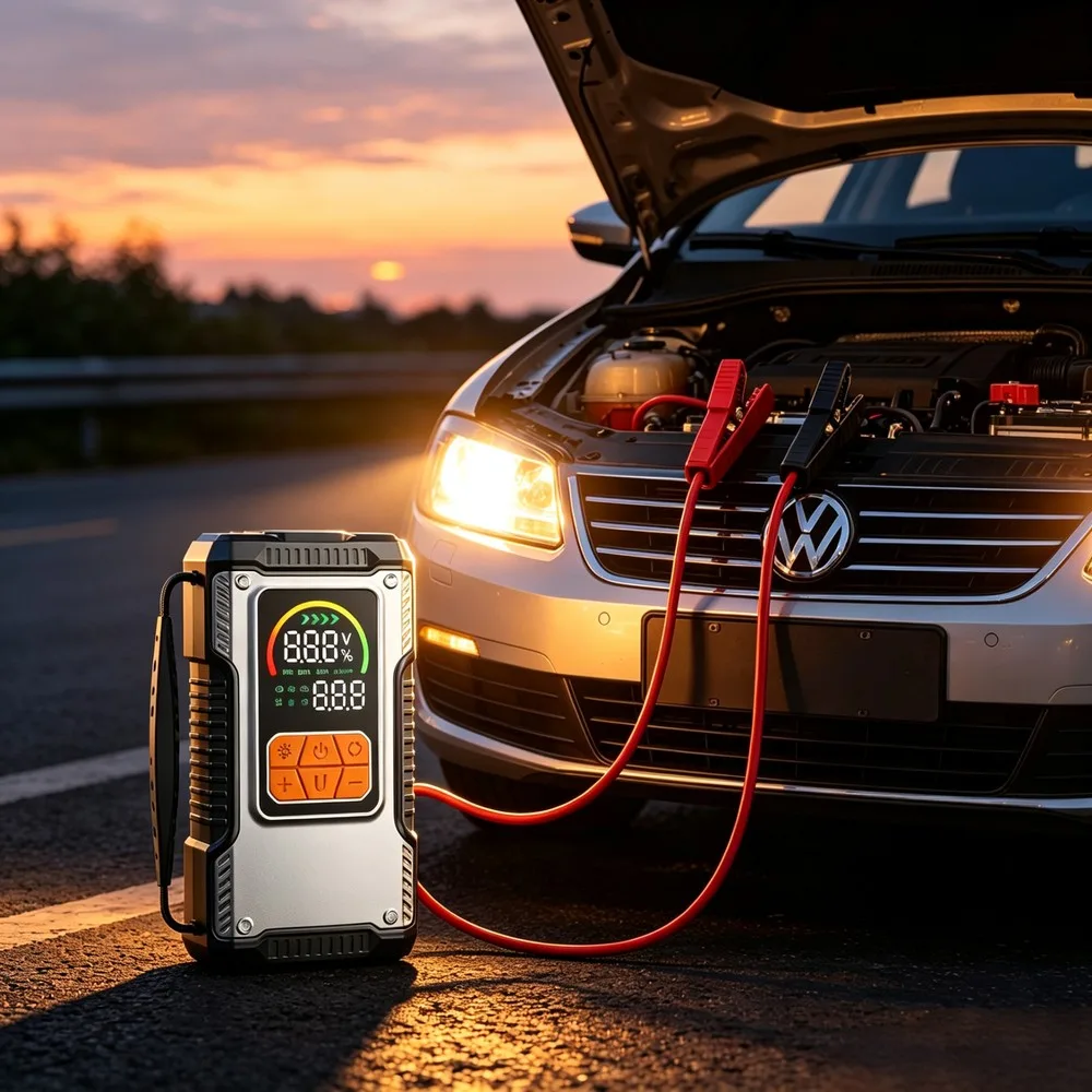 VJS-004 connected for vehicle jump starting